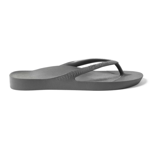 Charcoal Arch Support Thongs - Image 4